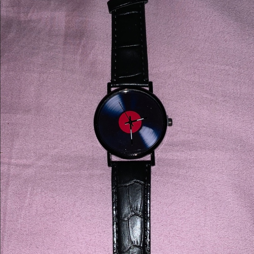 New Record watch men’s 3 avail blk band
